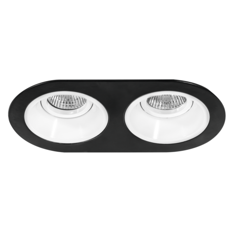 Комплект из светильников и рамки Domino Lightstar D6570606