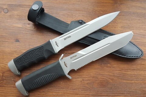 Нож Витязь Мелита-К 170 мм, рукоять термоэластопласт (резина), покрытие антиблик (туристический)