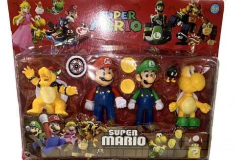 Супер Марио набор фигурок 4 штуки