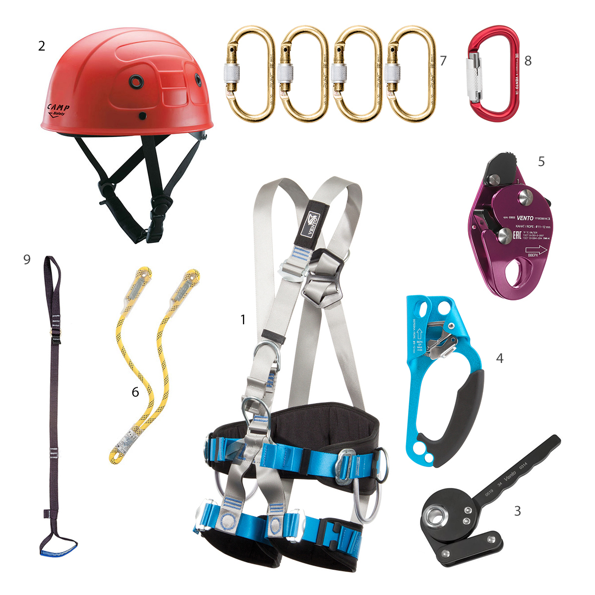 Спусковые и страховочные устройства для альпинизма