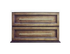 Тумба MISTY Винтаж - 70 подвесная с 2 ящ. дуб c умывальником