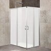 BelBagno UNIQUE-AH-2-100/115-75/90-P-Cr Душевой уголок прямоугольный. Две раздвижные двери. Стекло 5 мм, текстурное, хром