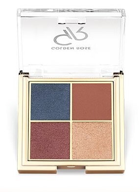 Golden Rose Тени для век QUATTRO EYESHADOW PALETTE 03 BLUE CHARM