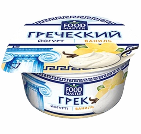 Йогурт FOOD MASTER Греческий Ваниль 7% 130 г КАЗАХСТАН