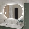 Cezares CZR-SPC-GIUBILEO-1500-800-TCH-WARM Зеркало со встроенной подсветкой, сенсорным выключателем и подогревом 80x90