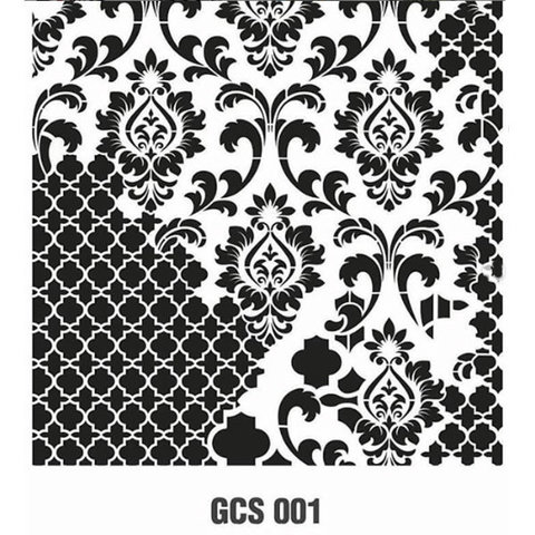 STENCIL TEMPLATE GCS-001 восточный узор 45*45см