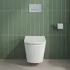 BelBagno BB7107CHR/SC DUE 2.0 Унитаз подвесной безободковый с сиденьем дюропласт soft close BB7107CHR/SC