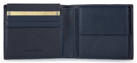 Кошелек мужской Piquadro Pulse PU4188P15/BLU3 синий натур.кожа