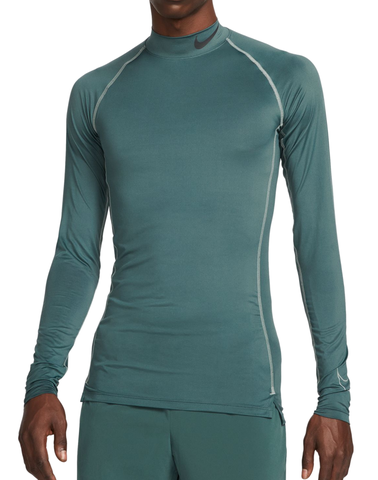 Термобелье Nike Pro Dri-Fit Tight Long Sleeve Mock - faded spruce/mica green/mica green