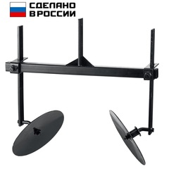 ЗУБР ОК-3, без сцепки, окучник дисковый раздвижной для мотоблоков (707101-3)