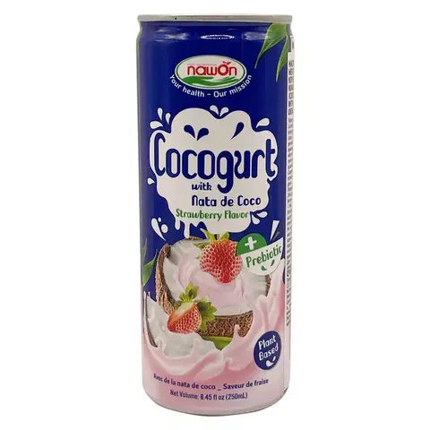 Напиток пребиотик Cocogurt Кокос - Клубника жб 250мл