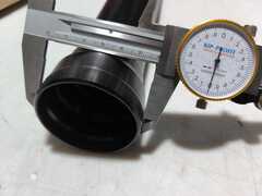 Внешний стакан пера вилки для Suzuki GSX-R 1000 2009-2016г. черный