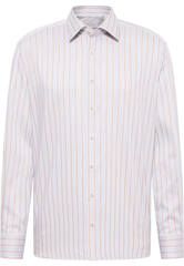 Сорочка мужская Eterna Modern Fit 1088-X171-27 серая в бежевую полоску