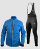 Утеплённый лыжный костюм 905 Victory Code Win Tempo Dynamic Blue с высокой спинкой