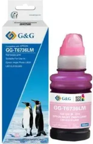 GG-C13T67364A G&G чернила светло-пурпурные T6736LM для Epson L800/805/810/850/1800 (100мл)