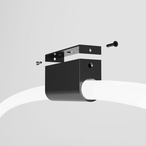 Накладные крепления для круглого гибкого неона Elektrostandard Full light FL 28100 черный