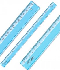 
          Линейка 40 см Стамм Cristal, пластиковая, тонированная, голубая