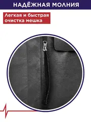 Мешок для пылесоса ПУЛЬСАР ПС 251 синтетический многоразовый 25 литров (921-541)