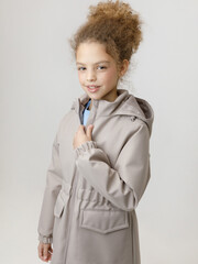 пальто  для девочки  ВК 32152/10 УЗГ