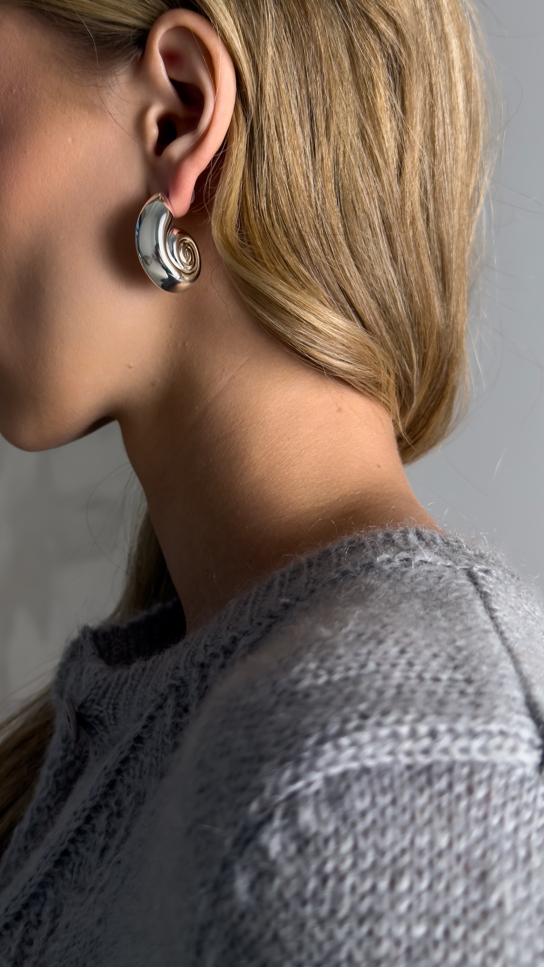 Серьги в виде улиток