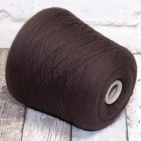 Кашемир гребенной Loro Piana SUPER CASH 2/52 темно-коричневый