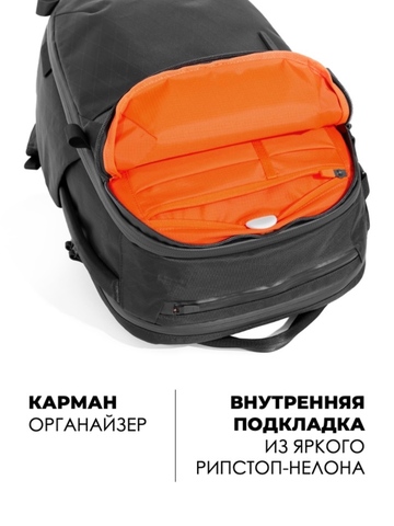 Картинка рюкзак городской Skully 13989 Black - 6