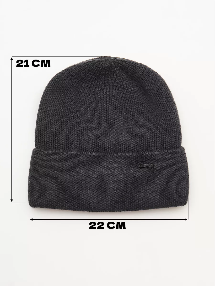 Шапка бини зимняя весенняя с флисом