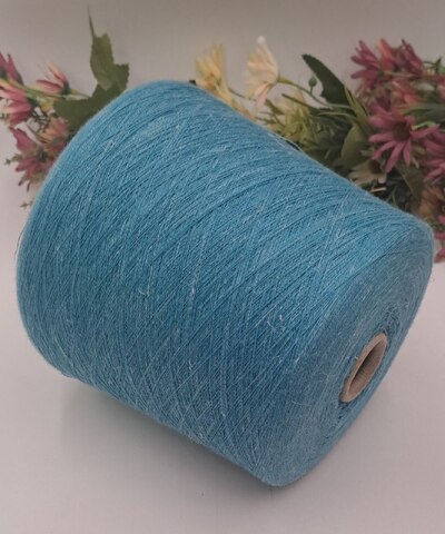 Кашемир с льном арт Cash Lino Seta от Loro Piana -Turchesi 20