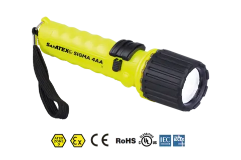 NightSearcher SafATEX Sigma 4AA фонарик с тремя режимами света Купить NightSearcher SafATEX Sigma 4AA фонарик с тремя режимами света по доступной цене