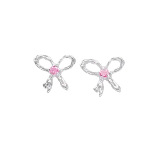 Серьги PINK RIBBON EARRINGS