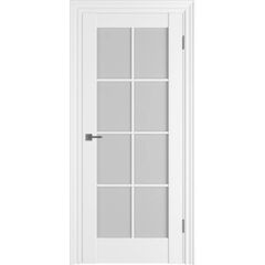 Купить Межкомнатная дверь ПЭТ Witon 01R White остеклённая
