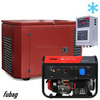 Бензиновый генератор в зимнем кожухе с блоком АВР Fubag BS 9000 A ES/1200SCW RAL 3005 — фото 1