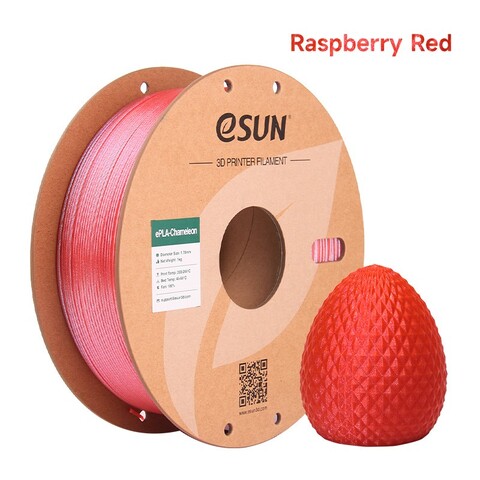 Пластик для 3D-печати eSUN ePLA-Chameleon, 1,75 мм, 1 кг, малиново-красный, EPLA-CHAMELEON-P175RR1