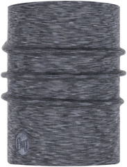 Теплый шерстяной шарф-труба Buff Wool heavyweight Fog Grey Multi Stripes