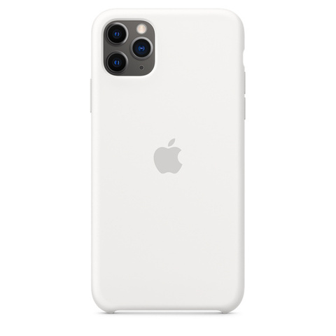 Силиконовый чехол для iPhone 11 Pro Max White