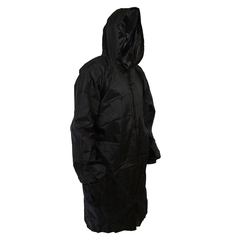 Плащ- дождевик на молнии с карманами, тканевый с чехлом (размер 54-58, L-XL).