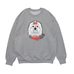 Свитшот "Мальтезе любит тебя больше себя"