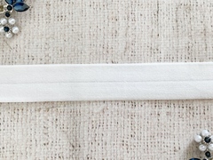 Резинка бельевая (окантовочная) матовая, ш. 2 см, молочный