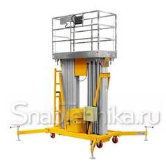 Подъемник мачтовый телескопический двухместный GTWY 12.200S AC/DC