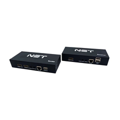 Удлинитель KVM NST KVM HDMI+USB удлинитель по сети Ethernet с поддержкой передачи ИК, Audio, RS232