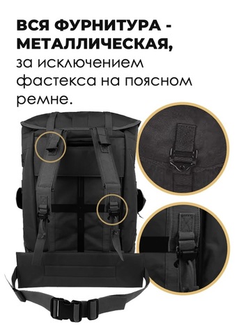 Картинка рюкзак тактический Swicky BK-5066 black - 4