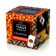 Авторский чай ОБЛЕПИХА (с ягодами и листом облепихи,розмарином и имбирем) / 50+40(сироп)г / BioNergi