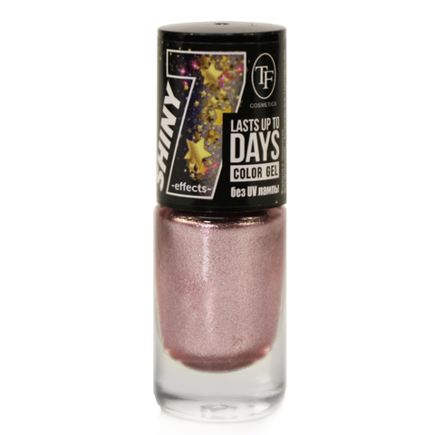 TF Лак для ногтей COLOR GEL SHINY тон 265 Tender lilac/Нежно сиреневый 8мл