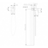 Abber AF8226W Смеситель Abber Daheim AF8226W с гигиеническим душем,белый матовый