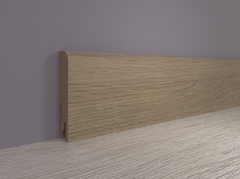 Плинтус МДФ ламинированный Лука Пл 80 МДФ.2400.24017 дуб серф серый 16x80х2400 мм