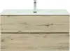 Aquanet 274135 Тумба с раковиной Алвита new 100 2 ящ. цв.дуб веллингтон белый (274135)