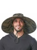 Картинка шляпа Skully Wear extra wide Brim green camo - 12