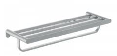 Полка для полотенец 600 мм нерж. сталь VERONA 16843.B глянцевый