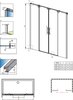 Radaway 380260-01 Espera DWD 160 комплект створок двери хром