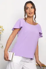 Блуза Летящая волна (сиреневая) Б13970-16М LT Collection